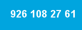 926 108 27 61 926 108 27 61